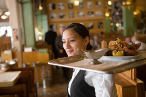 Brasserie "La Coupole", Paris 14e Le service en salle